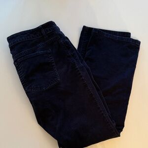 Chaps Pants Petite Corduroy  Blue Pants Size 8P